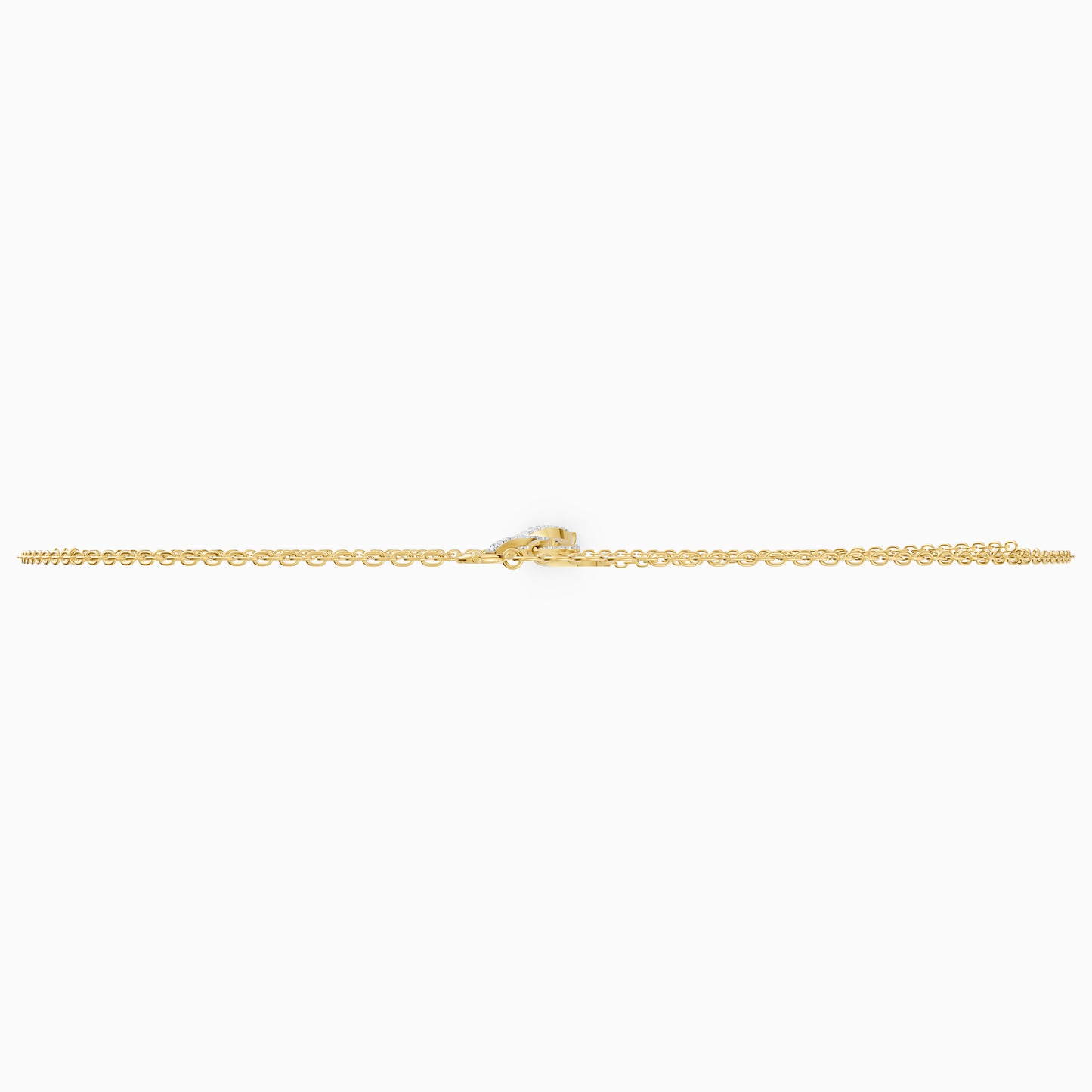 The Interlocking Round-Diamond Ribbon & Pear Cascade