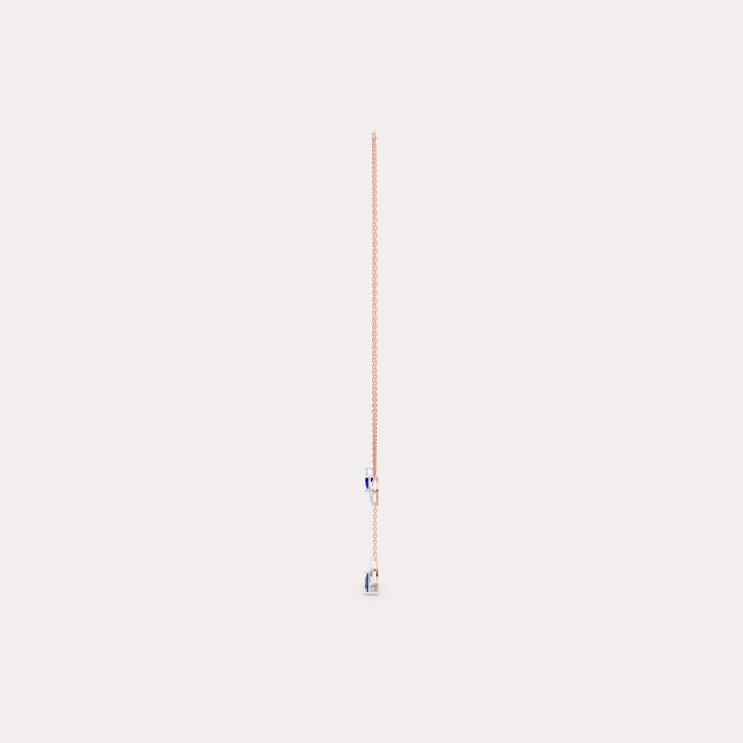 The Modern Triangle-Cut Canopy Lariat Necklace