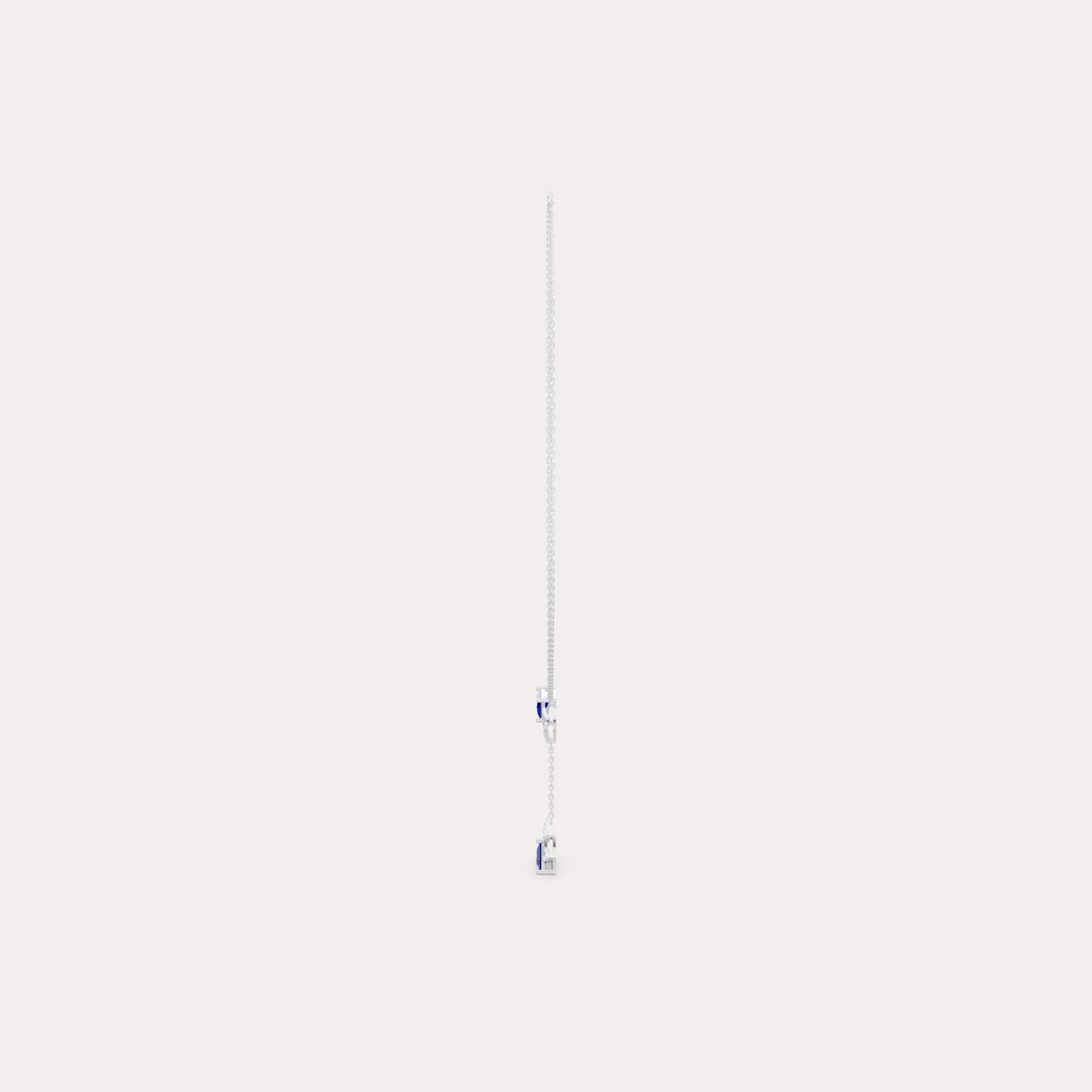 The Modern Triangle-Cut Canopy Lariat Necklace