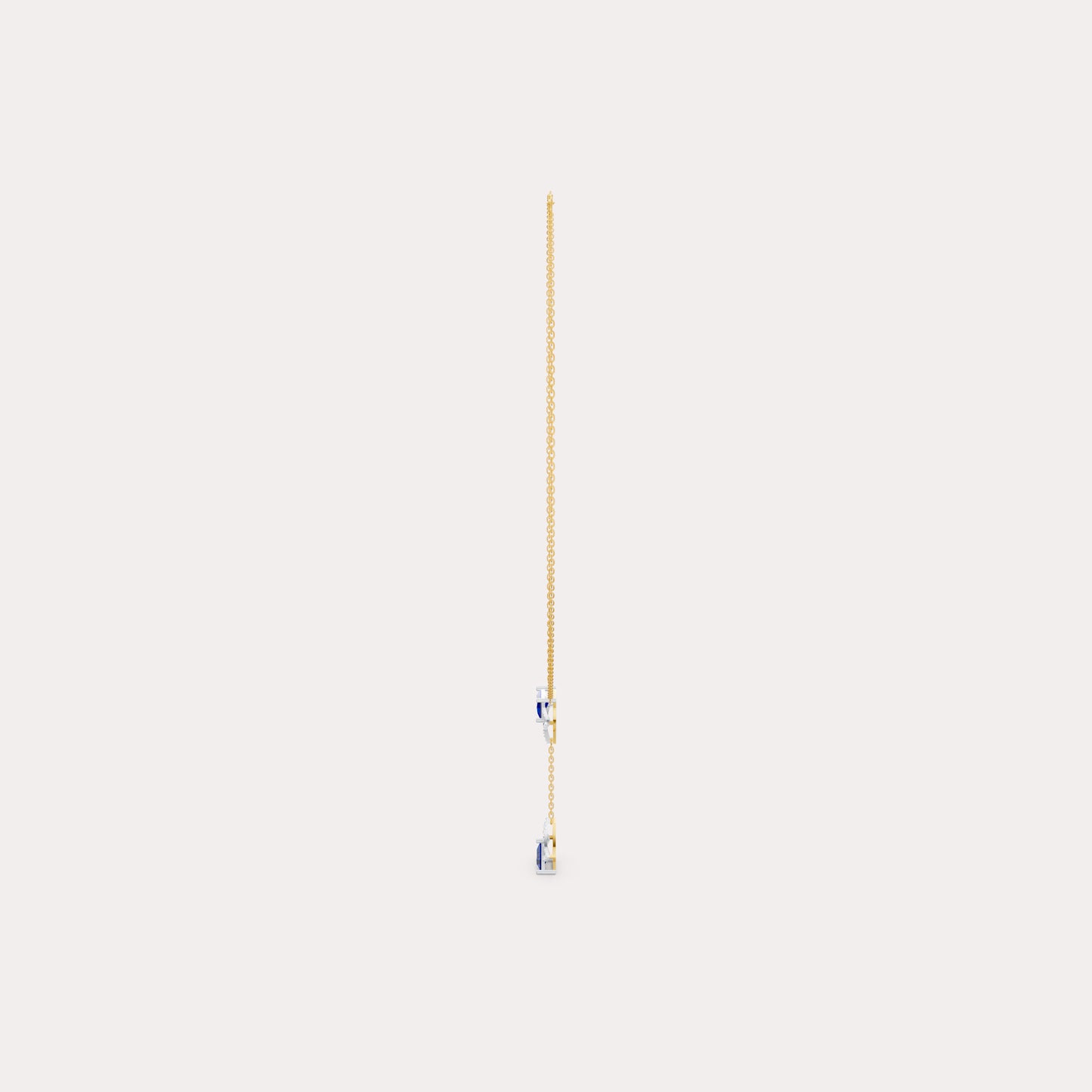 The Modern Triangle-Cut Canopy Lariat Necklace