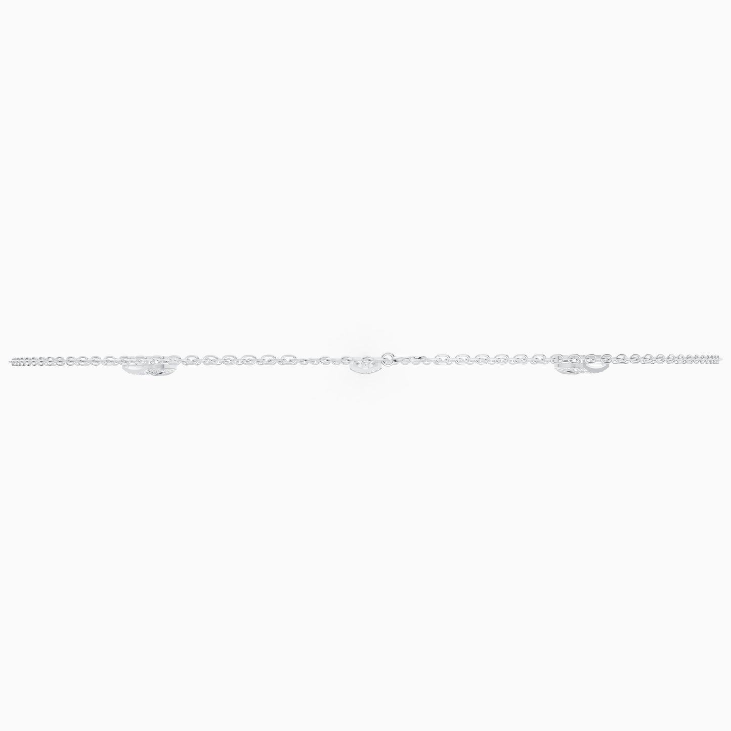 The Architectural Hourglass & Round-Diamond Fringe Pendant