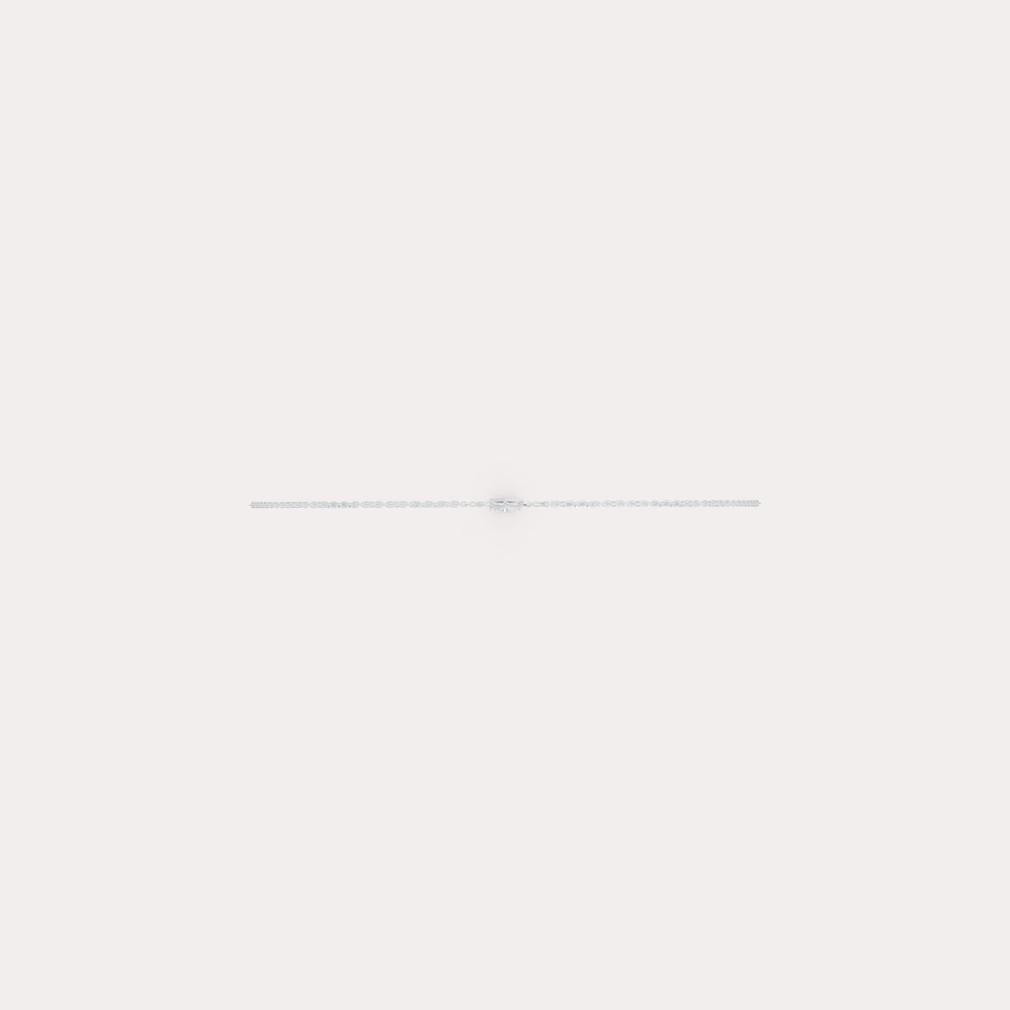 The Triple-Link Geometric Round Solitaire Necklace
