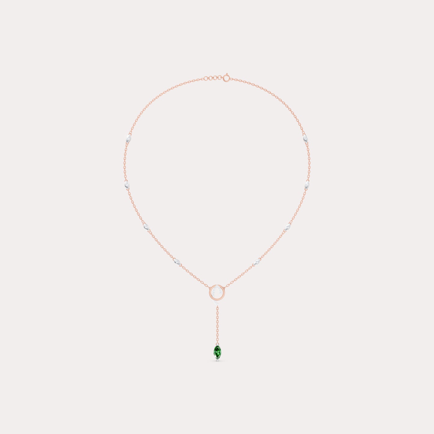 The Marquise-Leaf Station & Round-Cluster Loop Chain