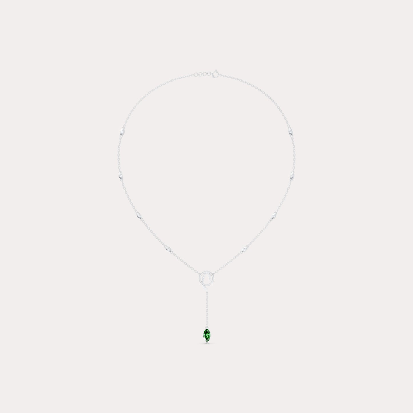 The Marquise-Leaf Station & Round-Cluster Loop Chain