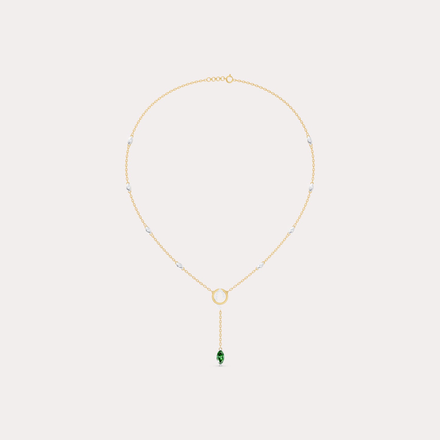 The Marquise-Leaf Station & Round-Cluster Loop Chain