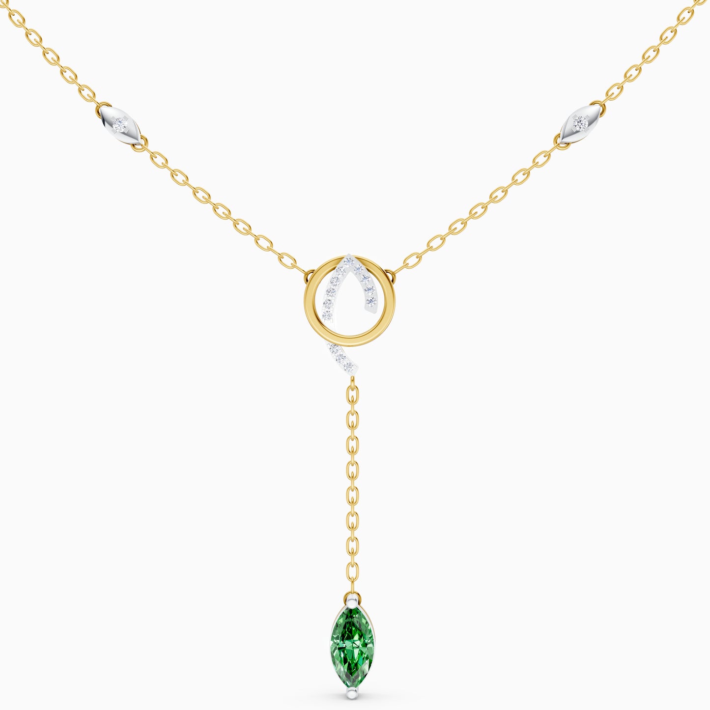 The Marquise-Leaf Station & Round-Cluster Loop Chain
