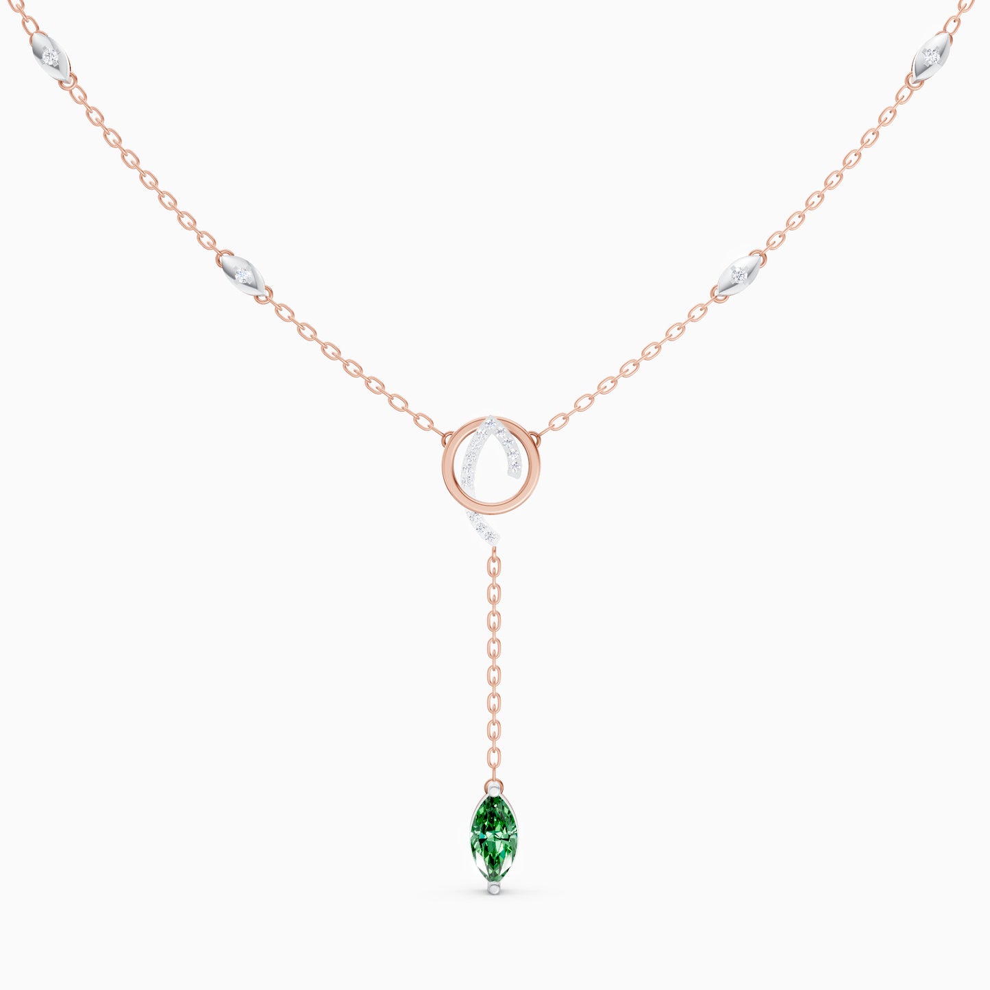 The Marquise-Leaf Station & Round-Cluster Loop Chain