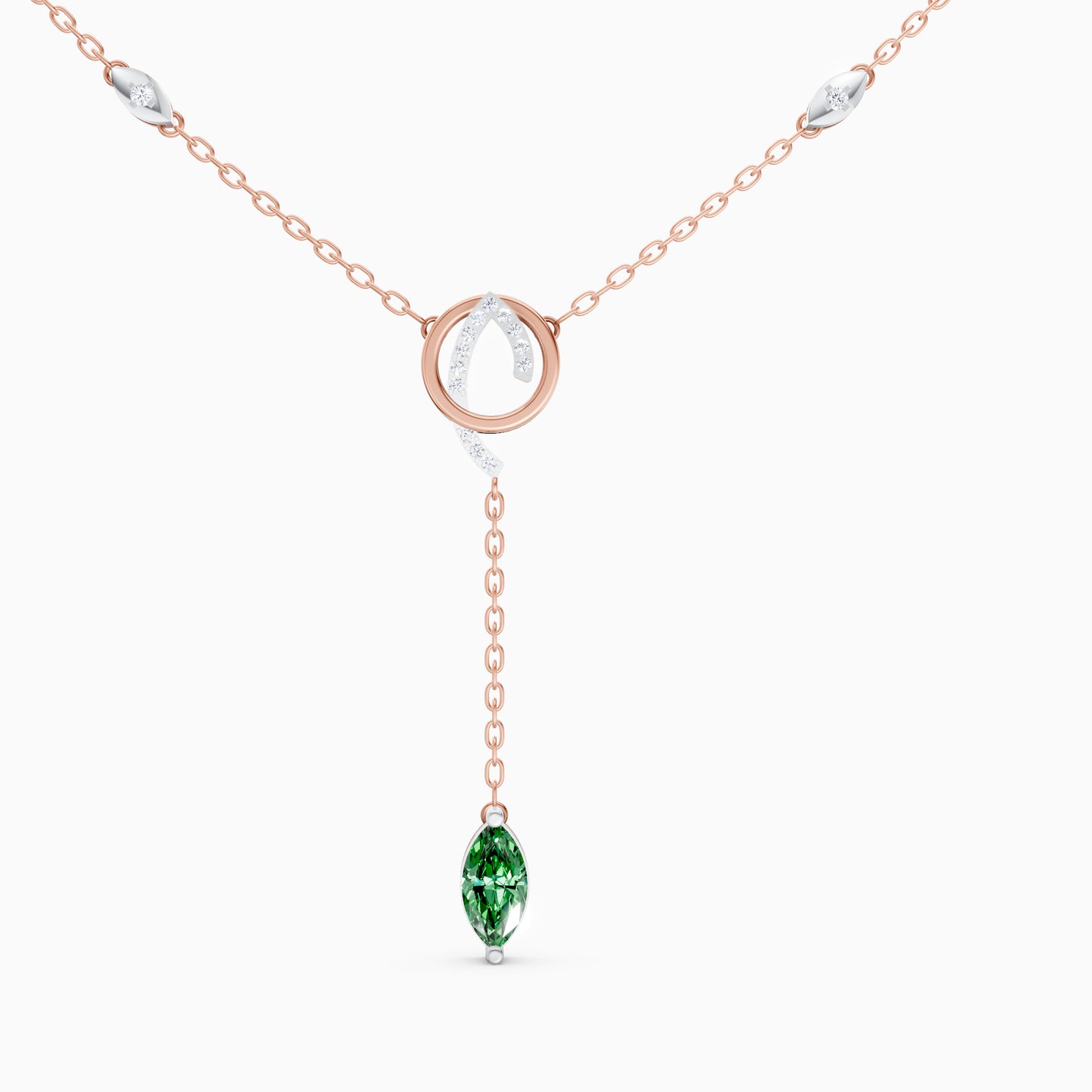 The Marquise-Leaf Station & Round-Cluster Loop Chain