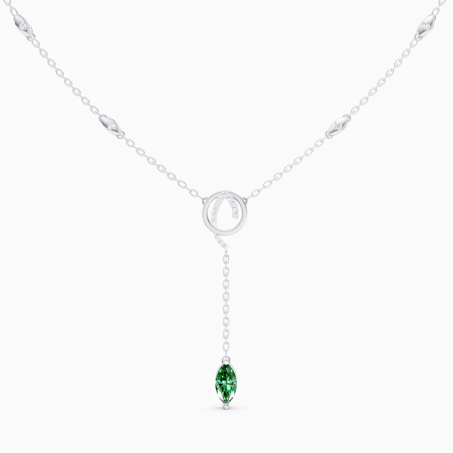 The Marquise-Leaf Station & Round-Cluster Loop Chain