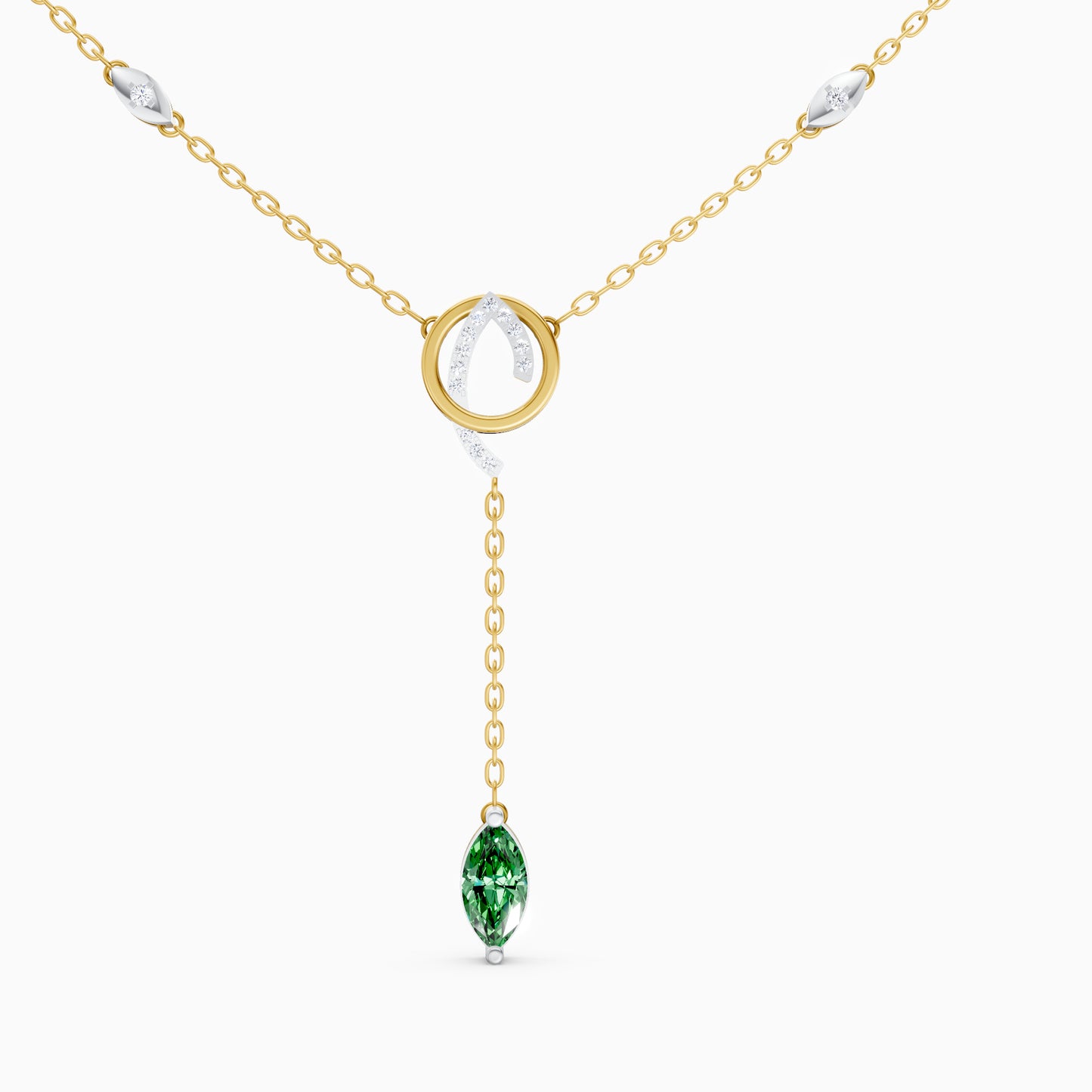 The Marquise-Leaf Station & Round-Cluster Loop Chain