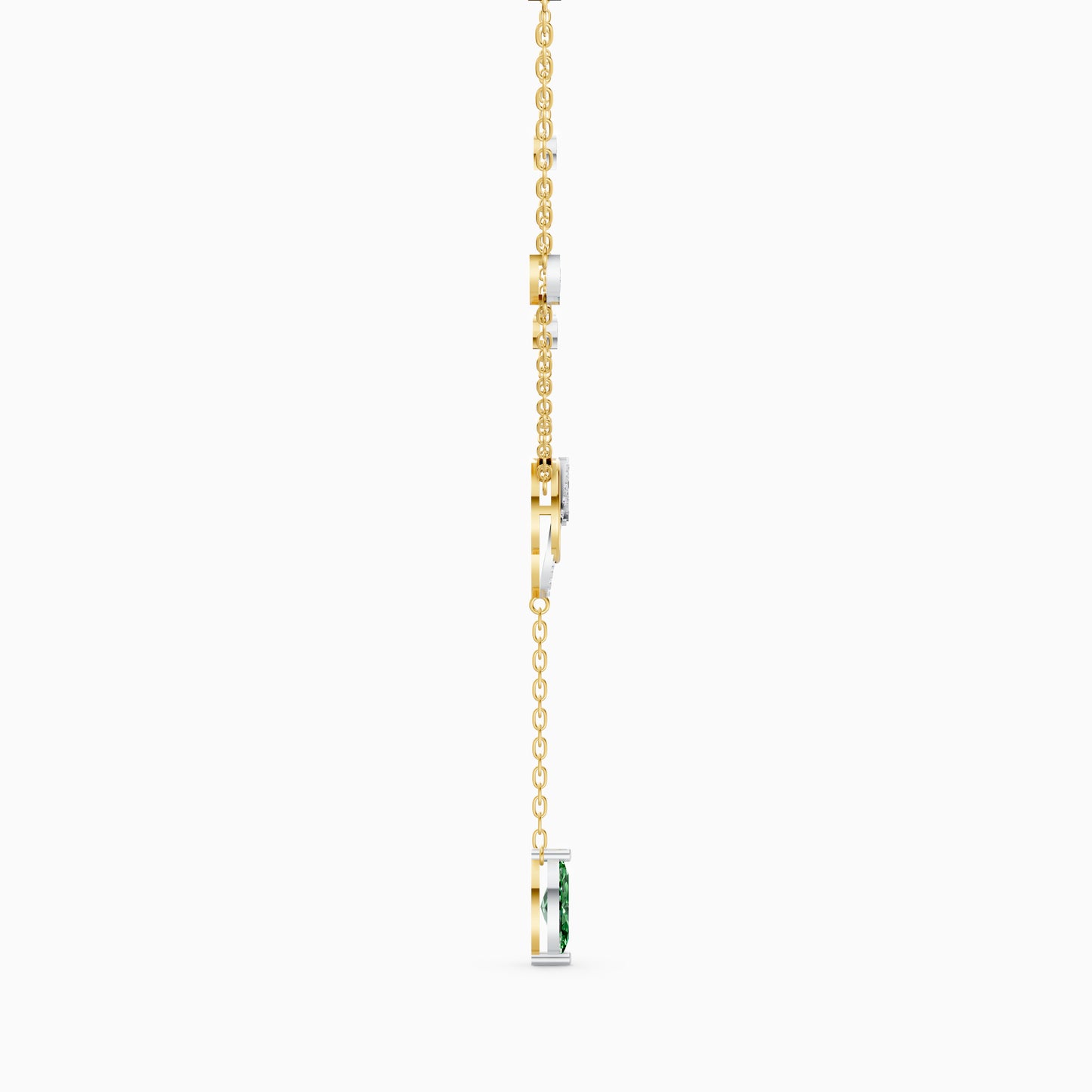 The Marquise-Leaf Station & Round-Cluster Loop Chain