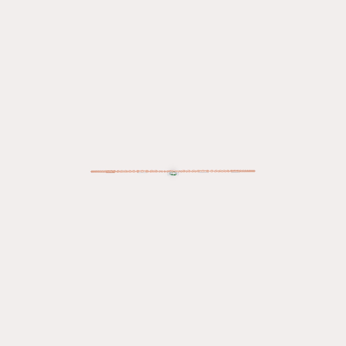 The Geometric Bar Station & Oval Gemstone Pendant