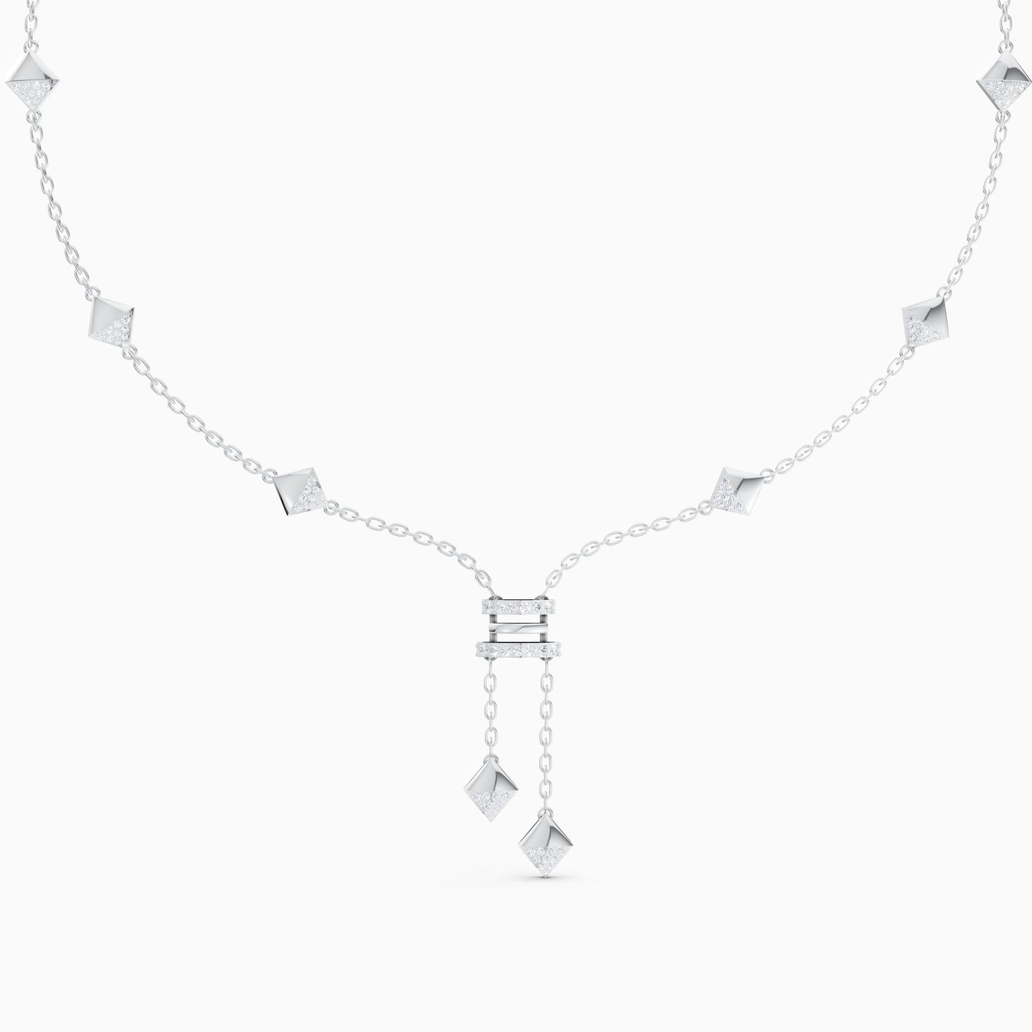The Architectural Pyramid Cluster & Horizontal Bar Pendant