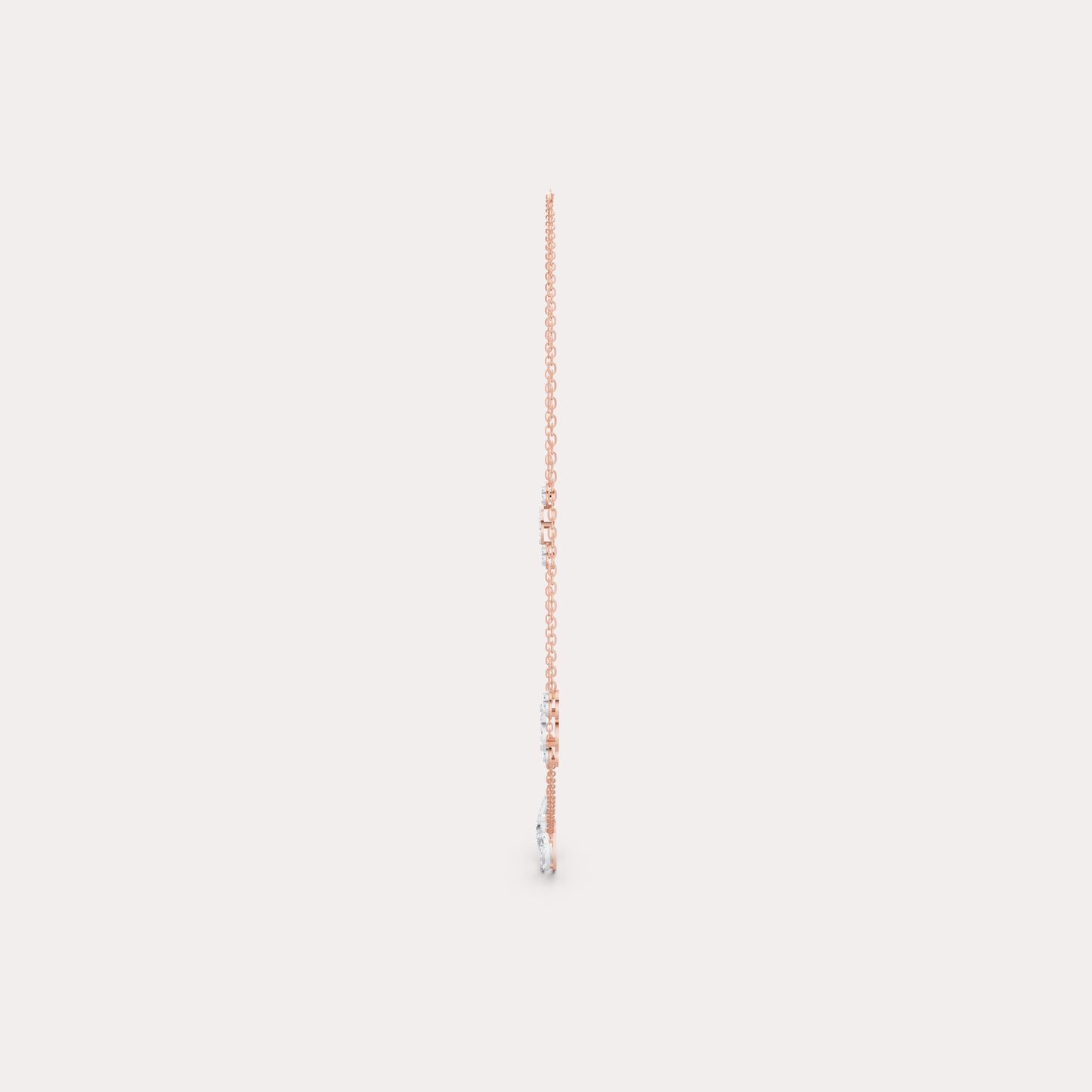 The Round-Cluster Interlocking Triple Ring Pendant