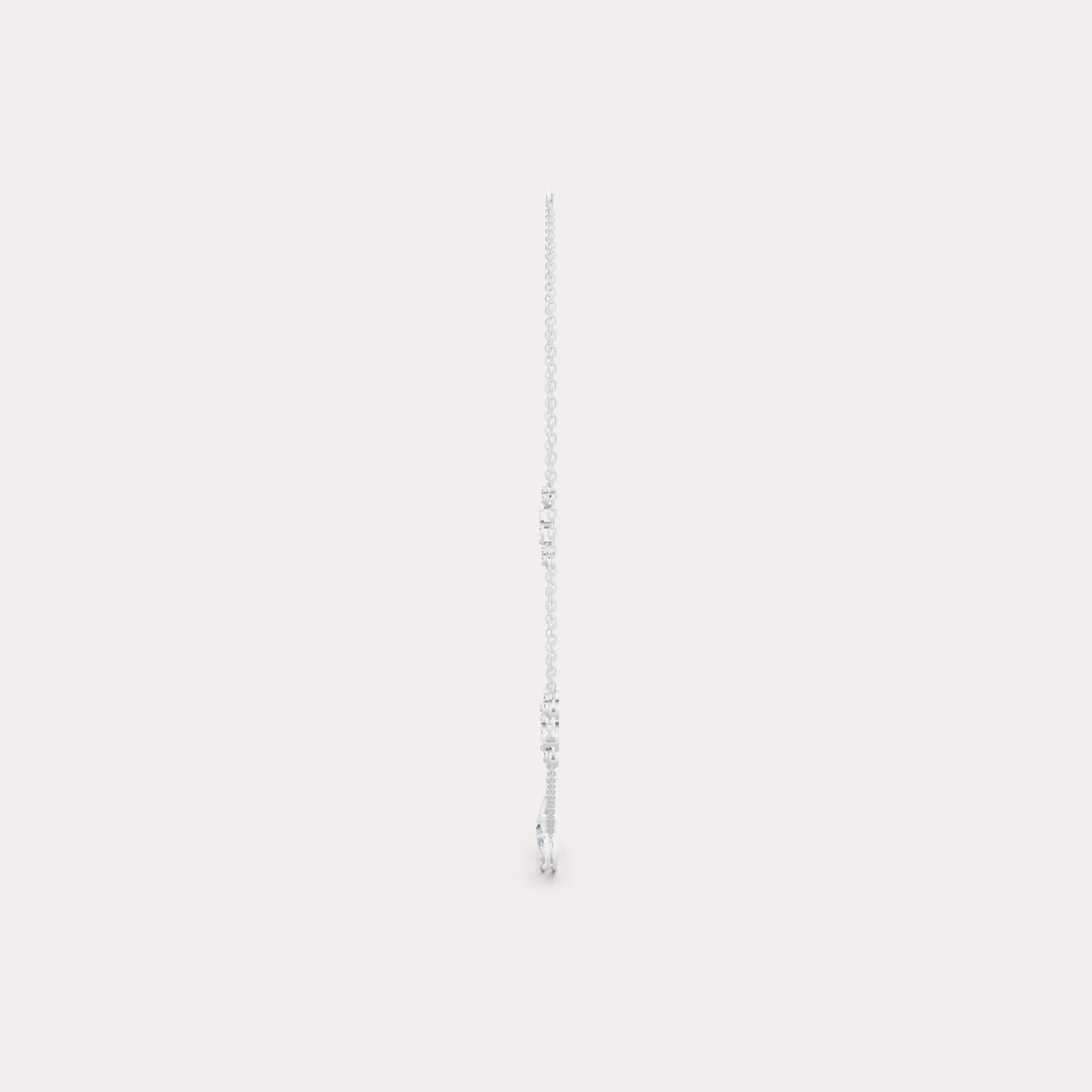 The Round-Cluster Interlocking Triple Ring Pendant