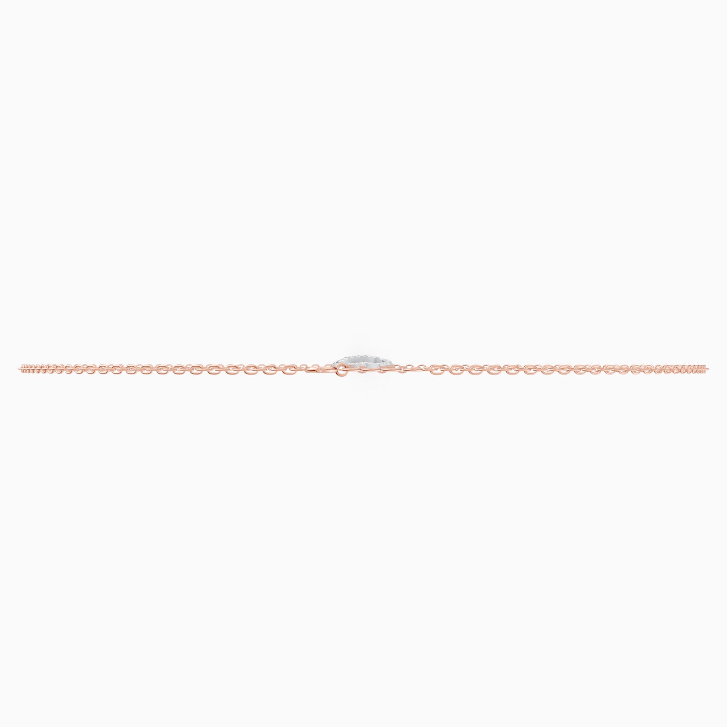 The Linked Round-Stone Curvature & Eternal Loop Necklace