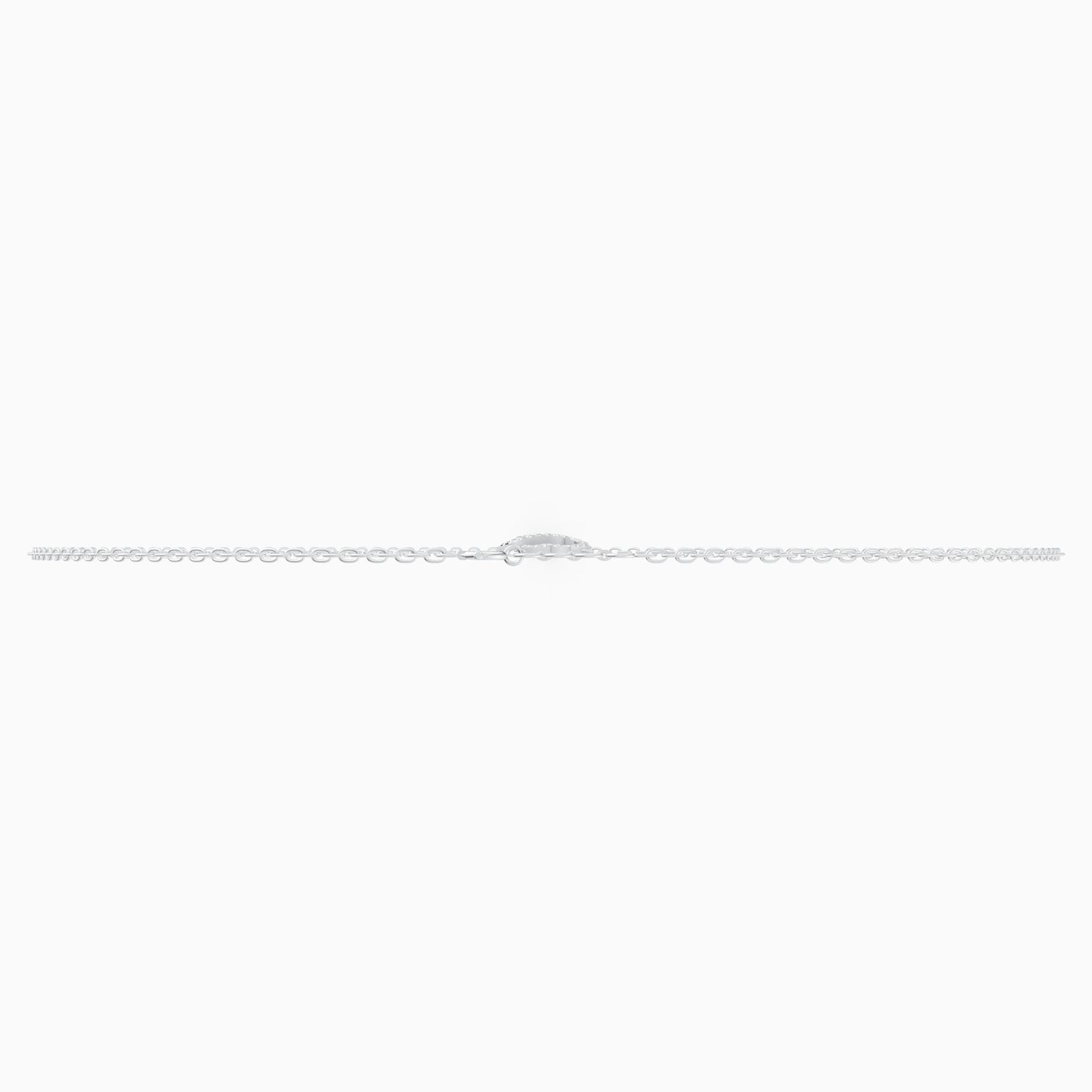 The Linked Round-Stone Curvature & Eternal Loop Necklace