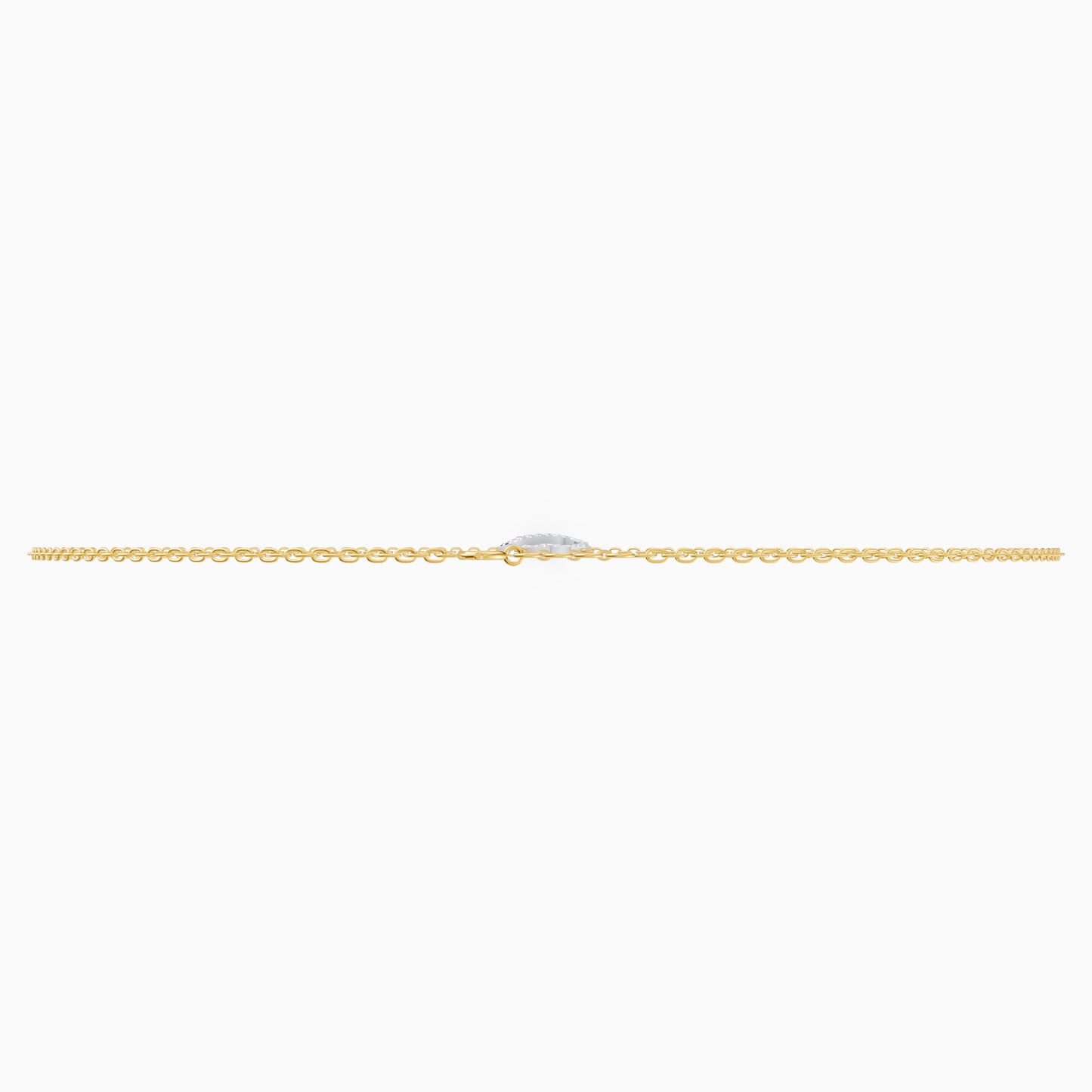 The Linked Round-Stone Curvature & Eternal Loop Necklace