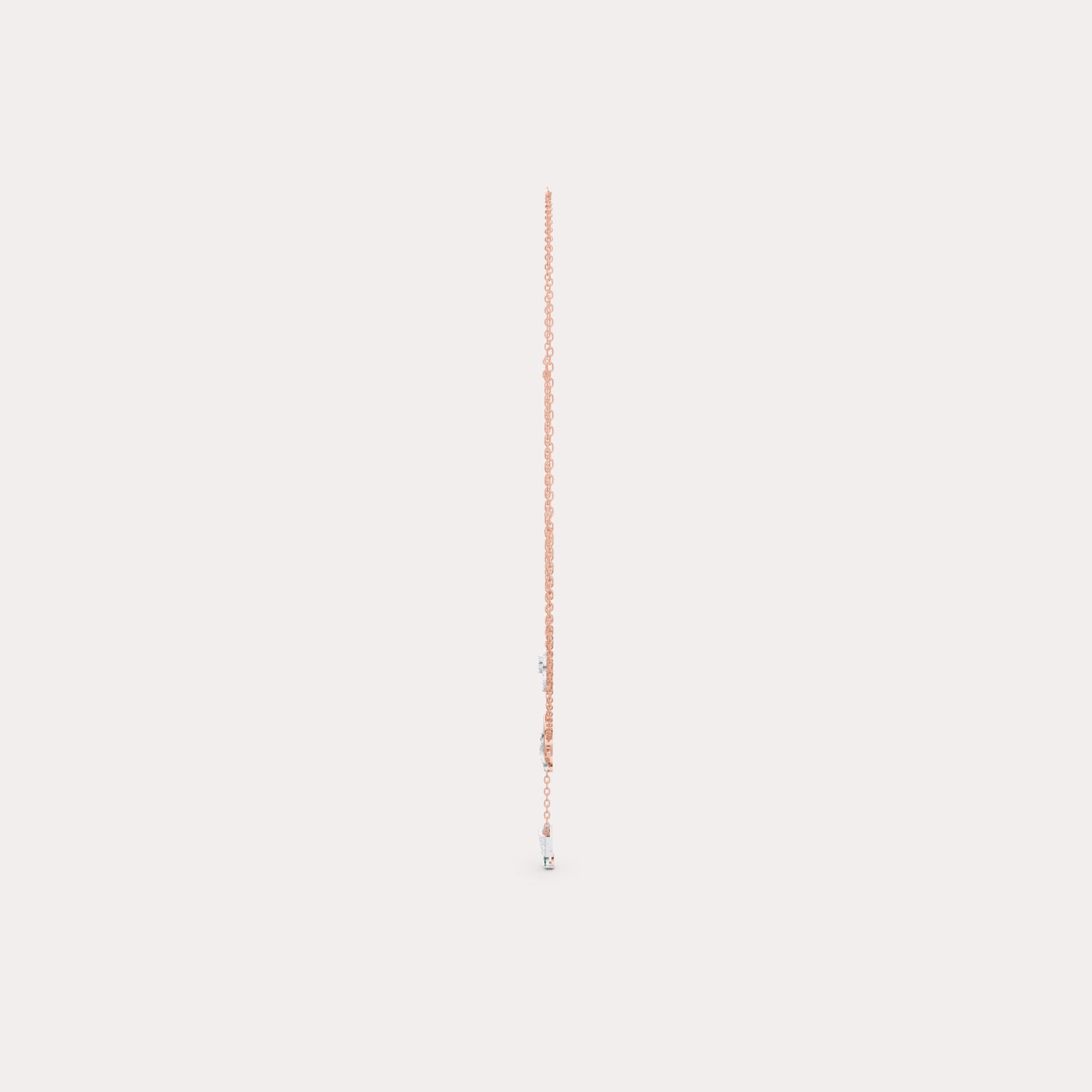 The Double-Strand Round Brilliant Eclipse & Pear-Cut Drop