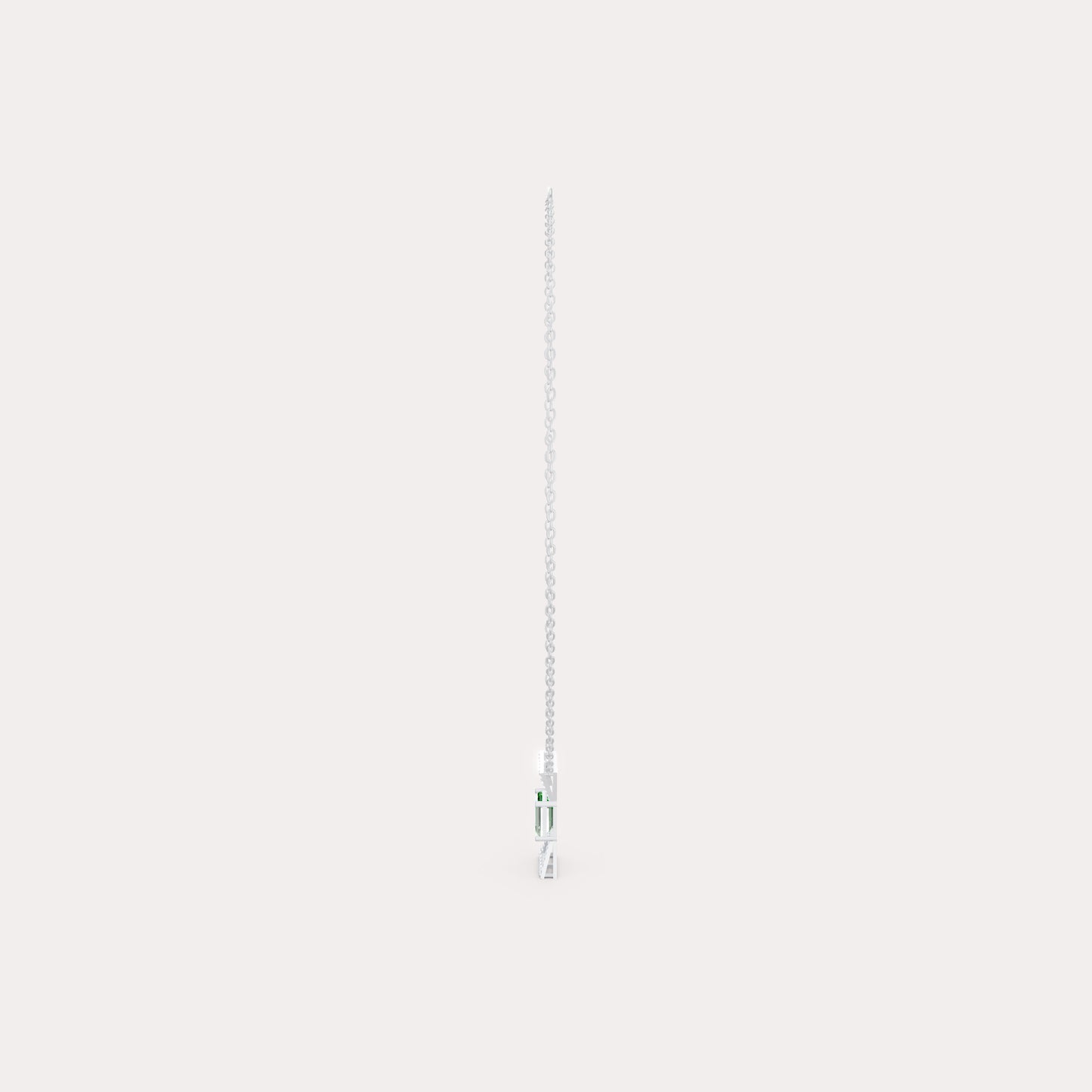 The Round-Diamond Flared Canopy & Emerald-Cut Solitaire