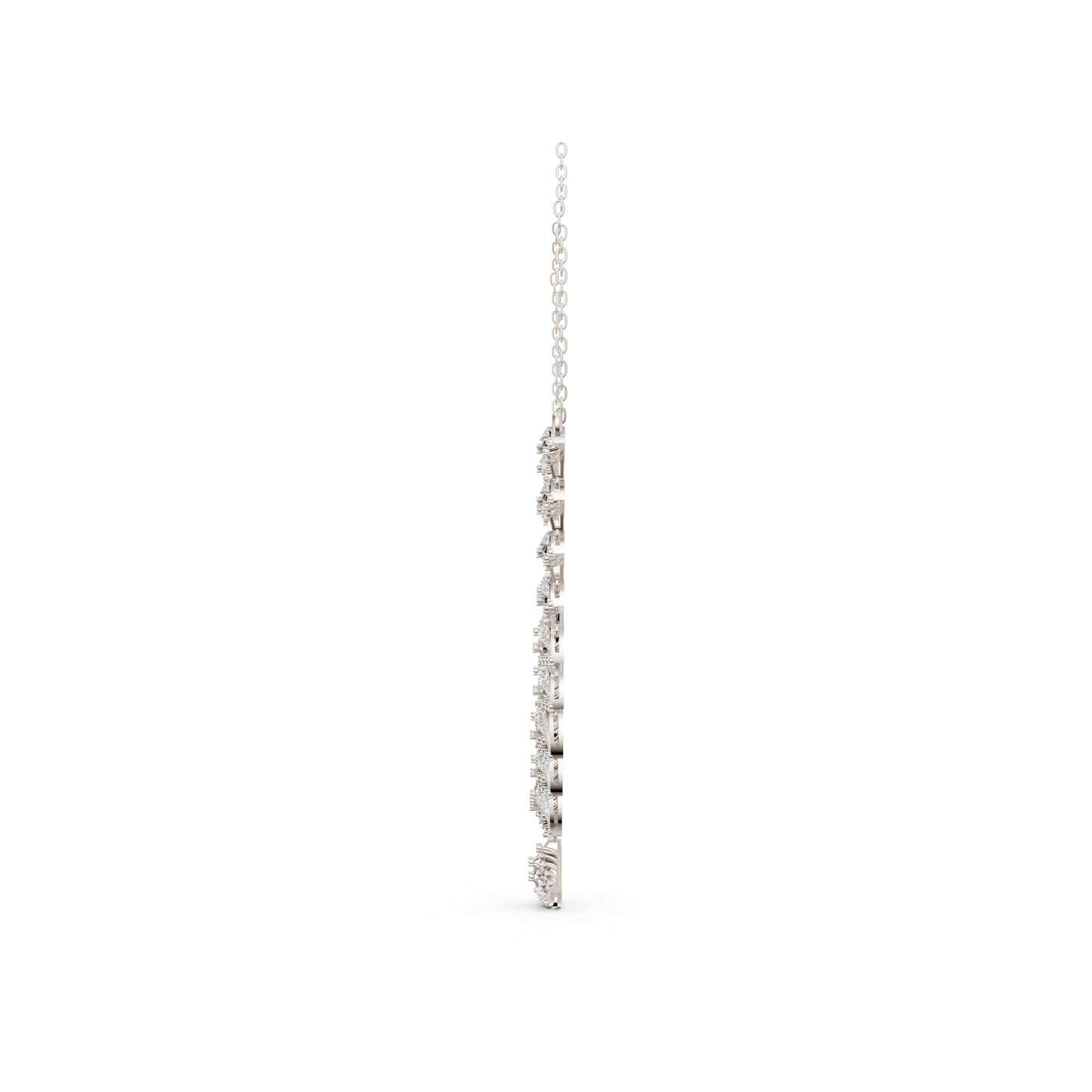 The Linked Round-Stone Canopy Necklace