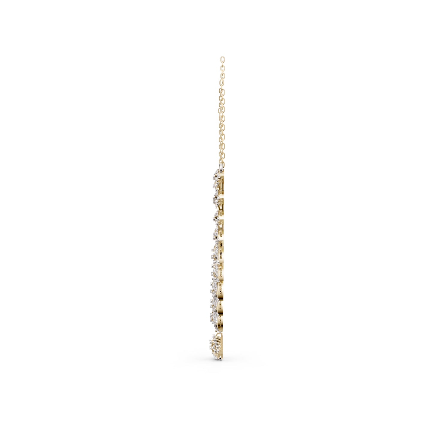 The Linked Round-Stone Canopy Necklace
