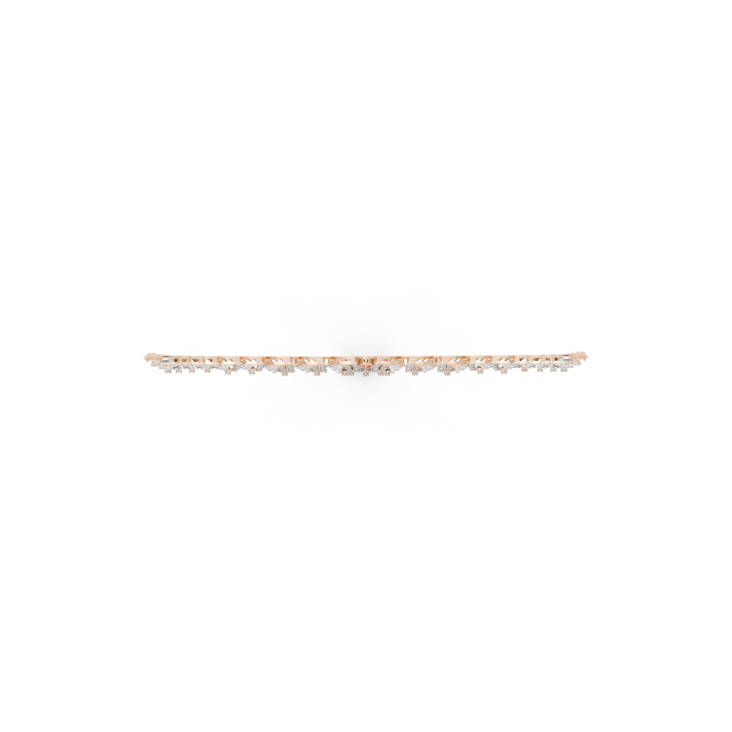 The Linked Round-Stone Canopy Necklace