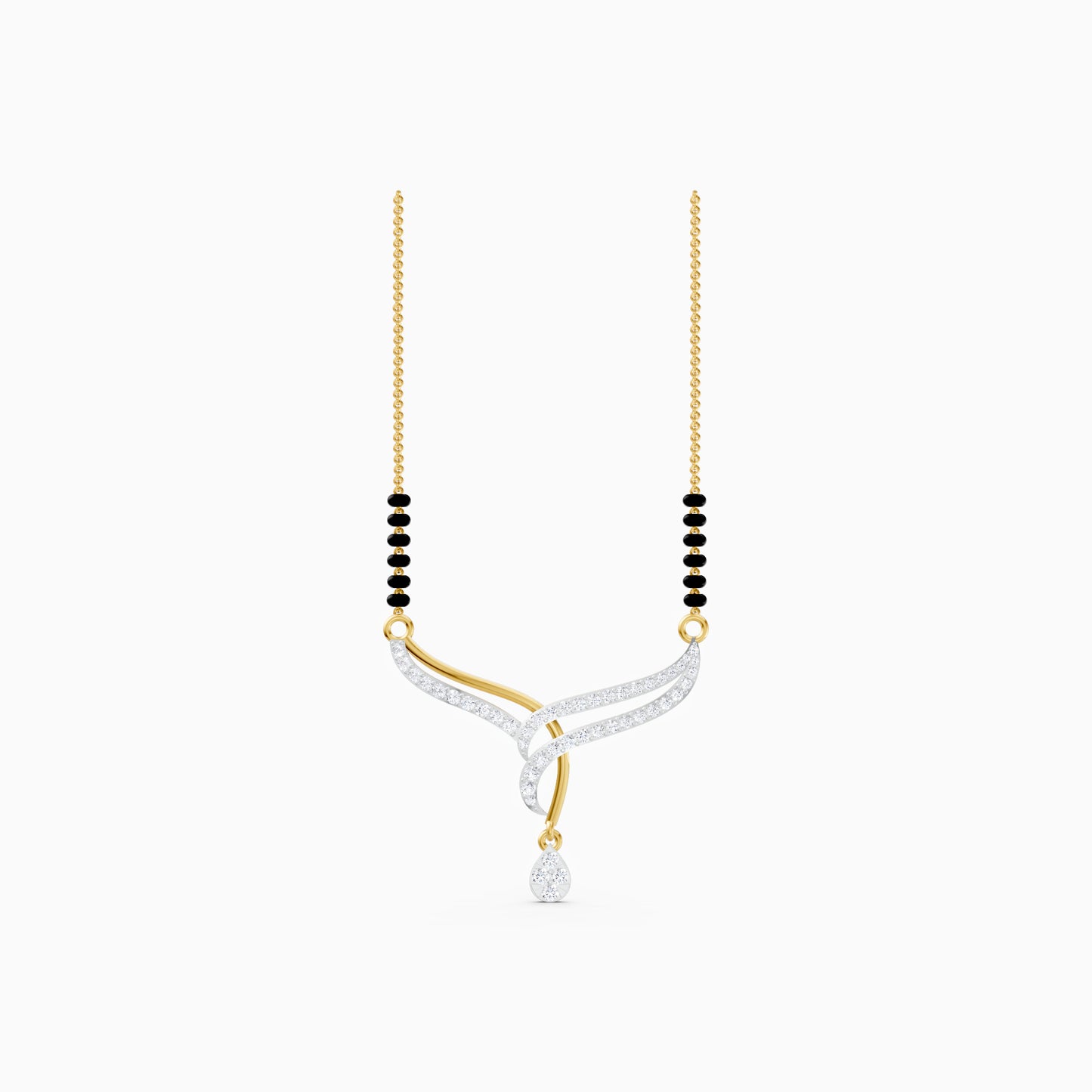 The Asymmetric Swirl Cluster Drop Mangalsutra