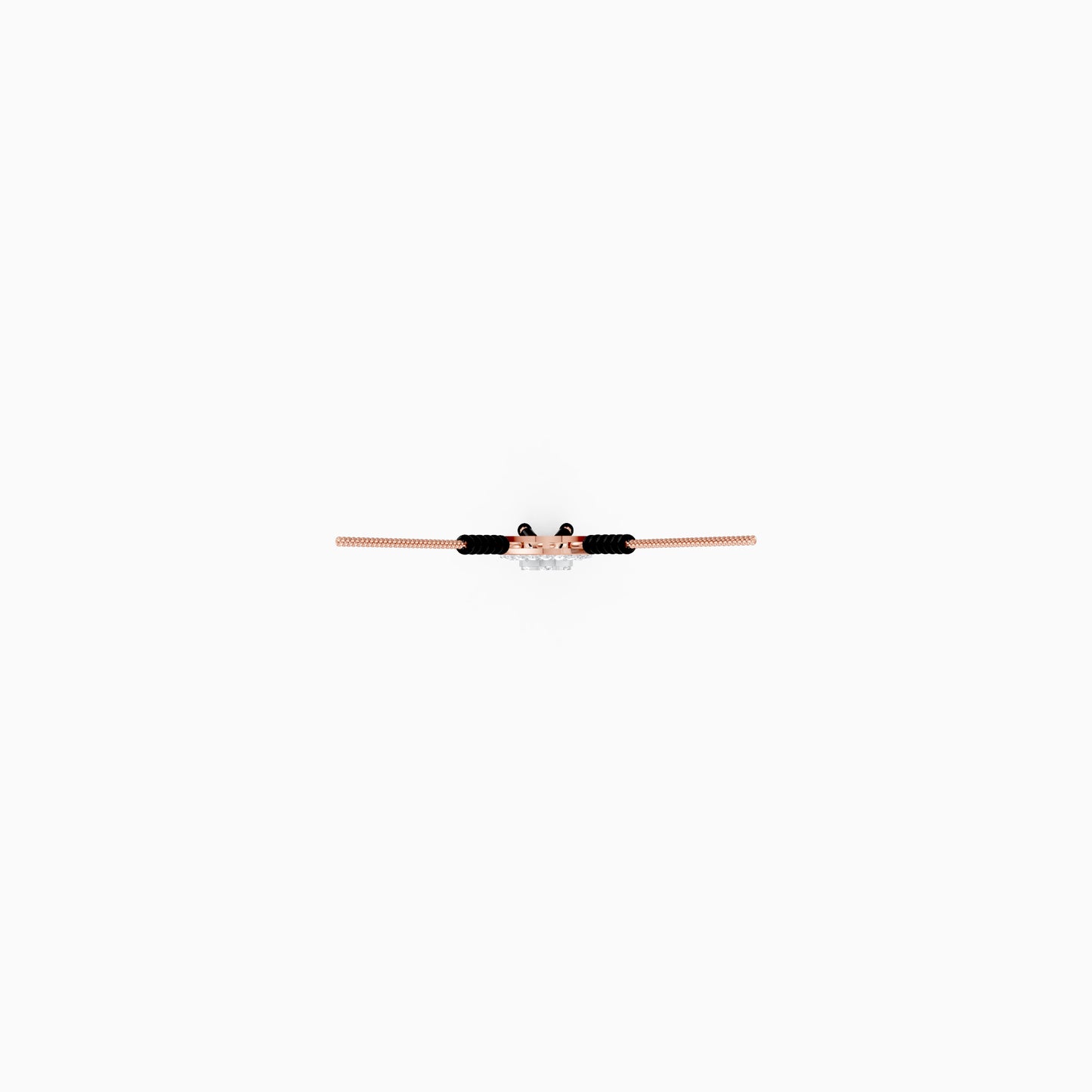 The Linear Stacked Circle & Pear Pendant