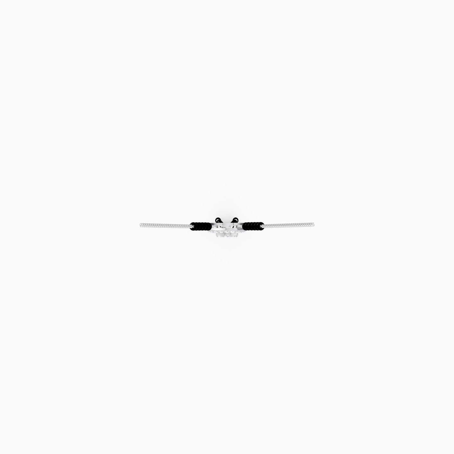 The Linear Stacked Circle & Pear Pendant