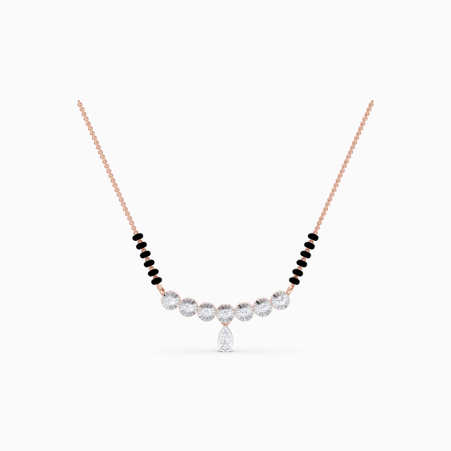 The Arched Medallion Solitaire Mangalsutra