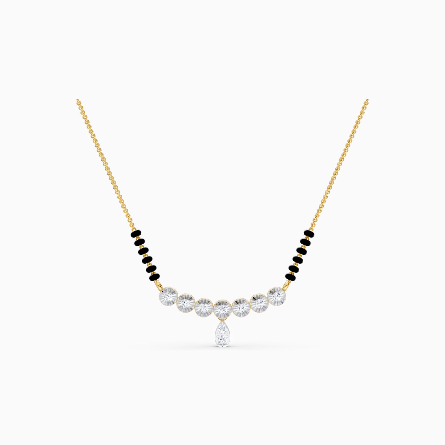 The Arched Medallion Solitaire Mangalsutra
