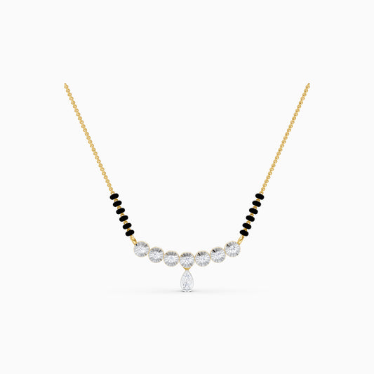 The Arched Medallion Solitaire Mangalsutra