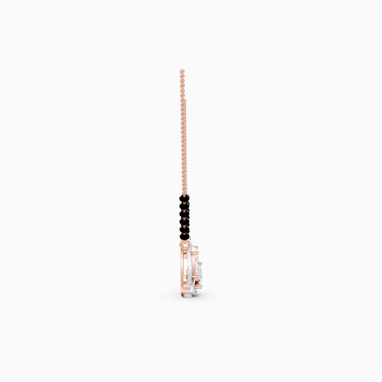 The Geometric Triangular Shield Mangalsutra Pendant