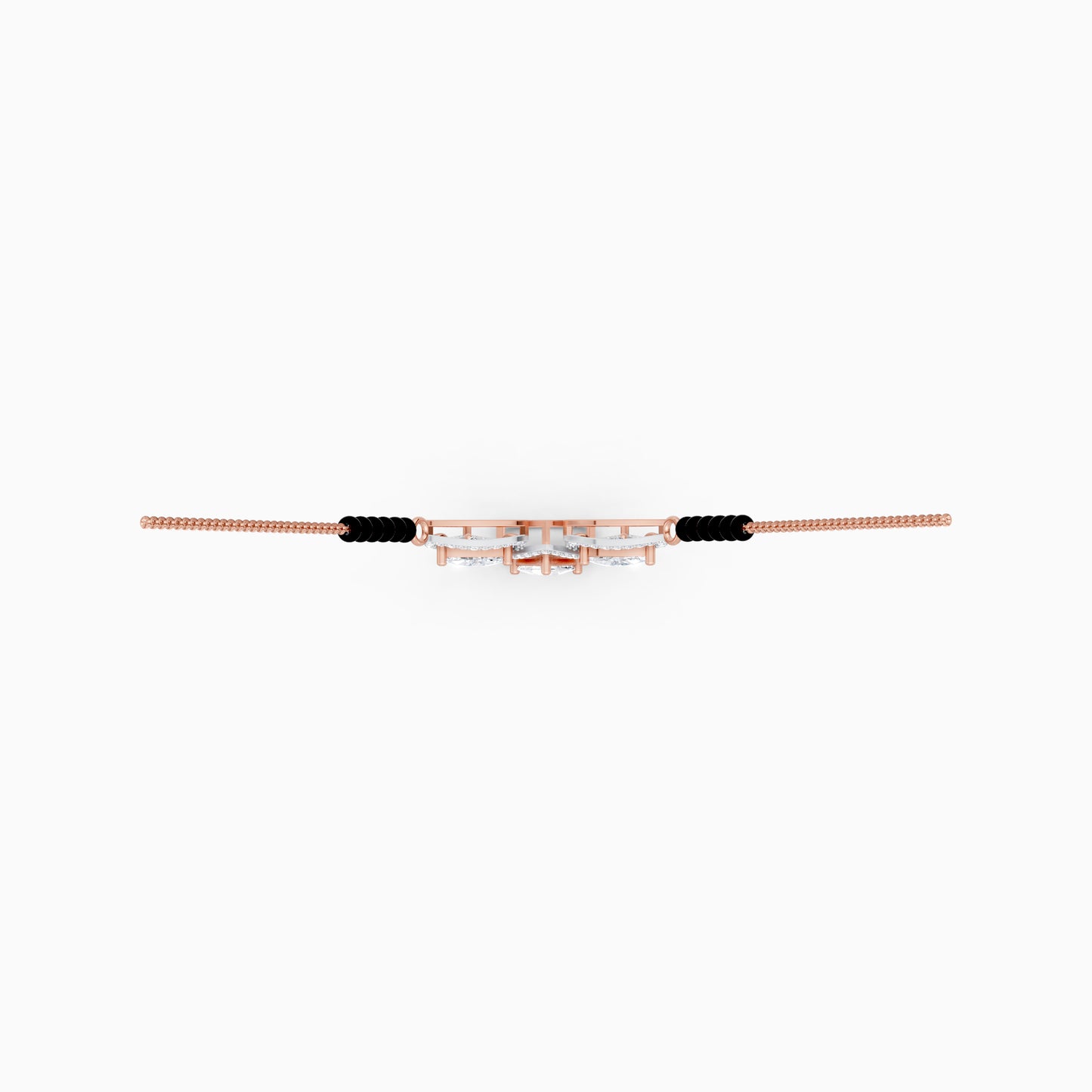The Geometric Triangular Shield Mangalsutra Pendant