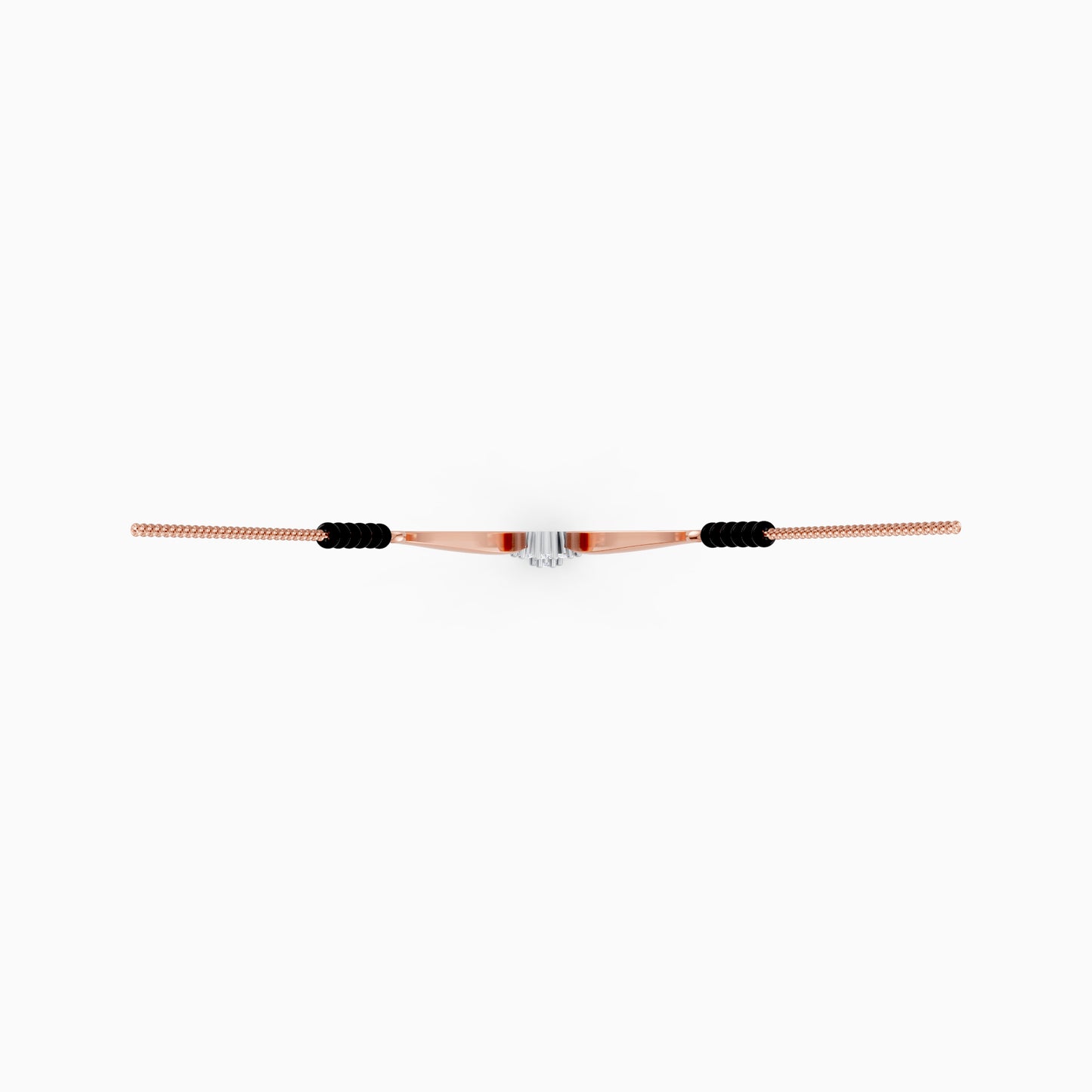 The Elegant V-Wave Floral Mangalsutra