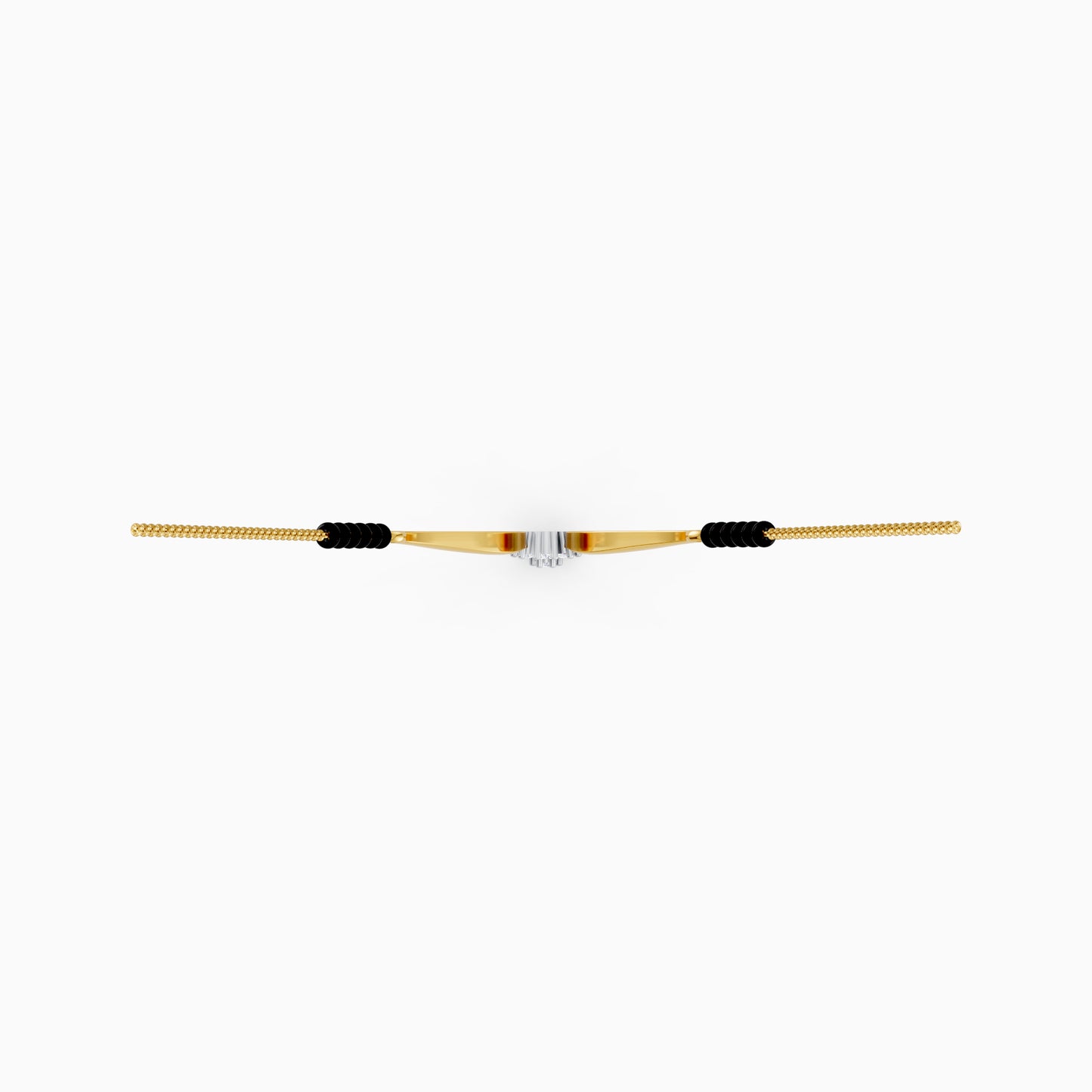 The Elegant V-Wave Floral Mangalsutra