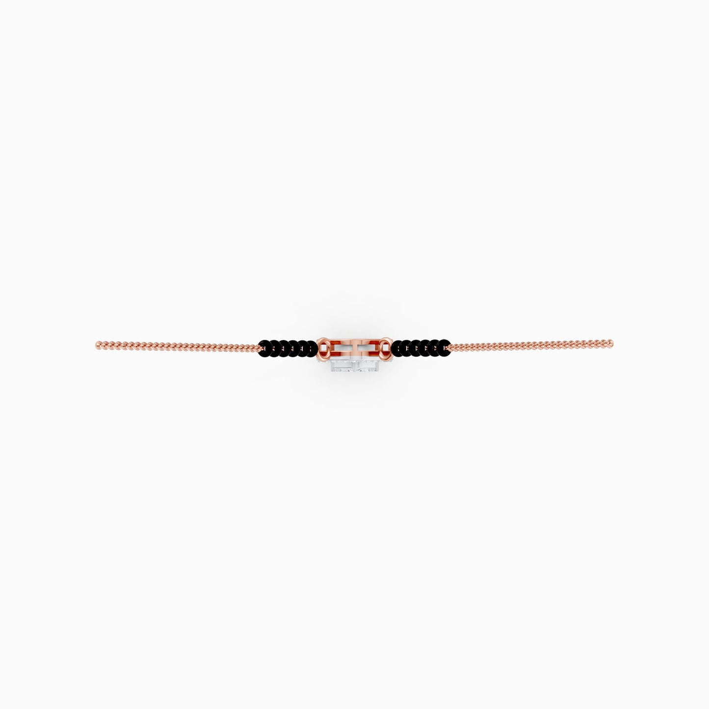 The Tailored Round-Stone Quadrant Pendant