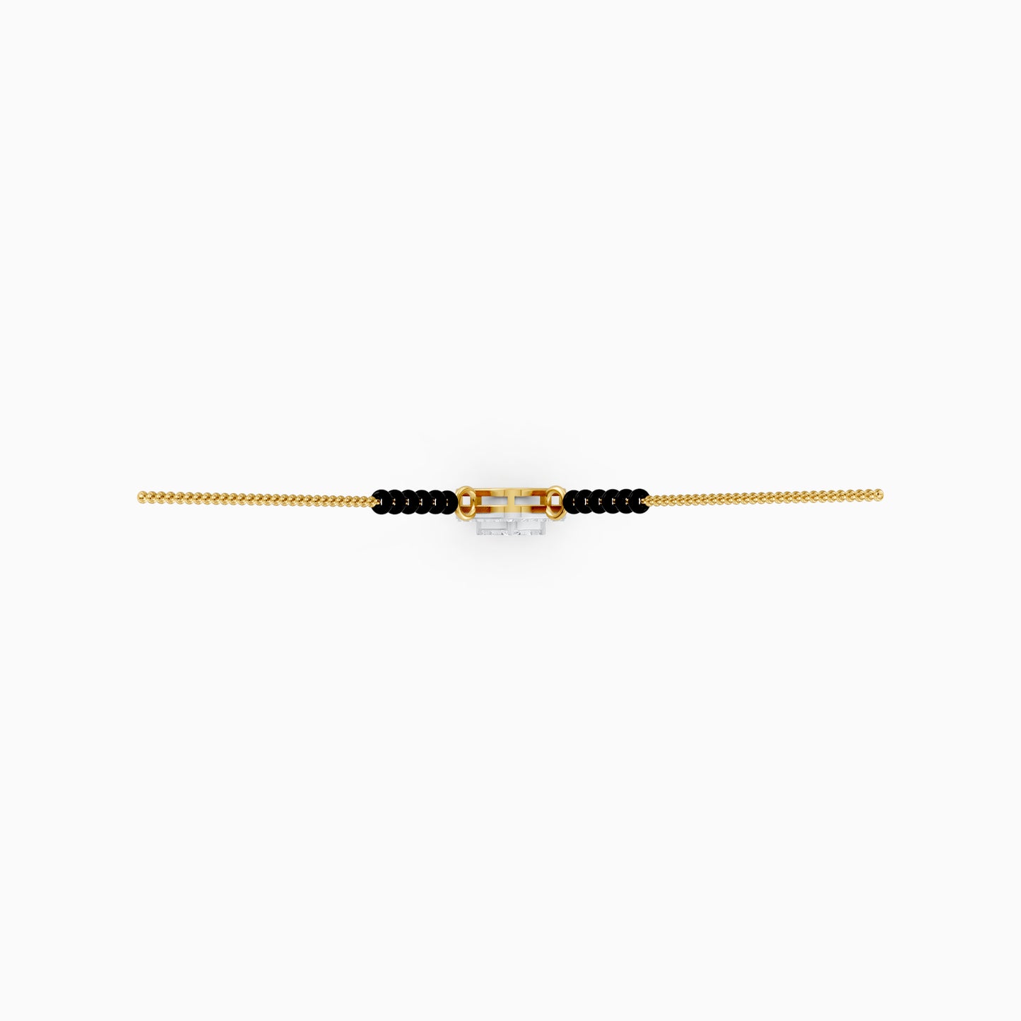 The Tailored Round-Stone Quadrant Pendant