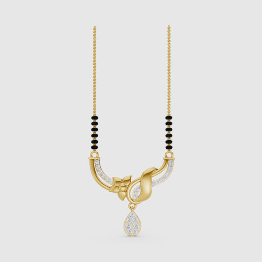 The Matte Twist Asymmetric Floral Tanmaniya