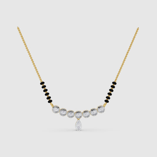 The Arched Medallion Solitaire Mangalsutra