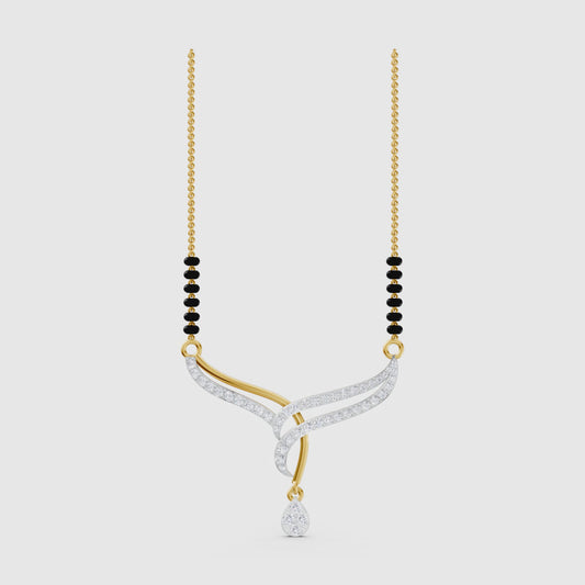 The Asymmetric Swirl Cluster Drop Mangalsutra